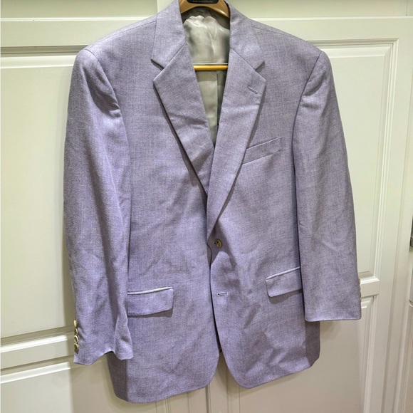 Hart Schaffner Marx Gorgeous lavender linen dinner jacket sport jacket blazer - Picture 1 of 8